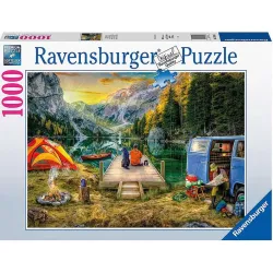 Puzzle Ravensburger Vacaciones en el camping de 1000 Piezas 169948