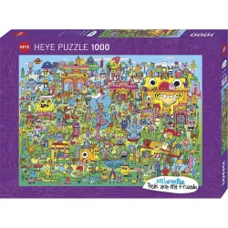 Puzzle Heye 1000 piezas Pueblo Doodle 29936