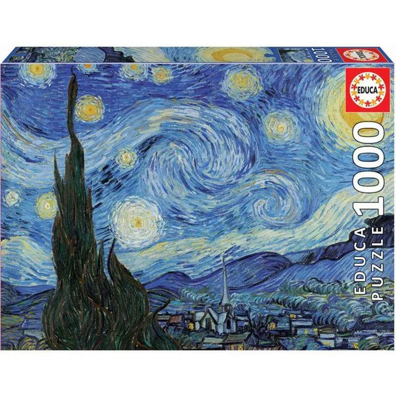 Educa puzzle 1000 piezas La noche estrellada, van Gogh 19263