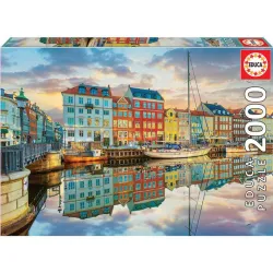 Educa puzzle 2000 piezas Puerto de Copenhague 19278