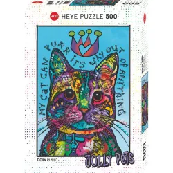 Puzzle Heye 500 piezas Mi gato puede ronronear 29964