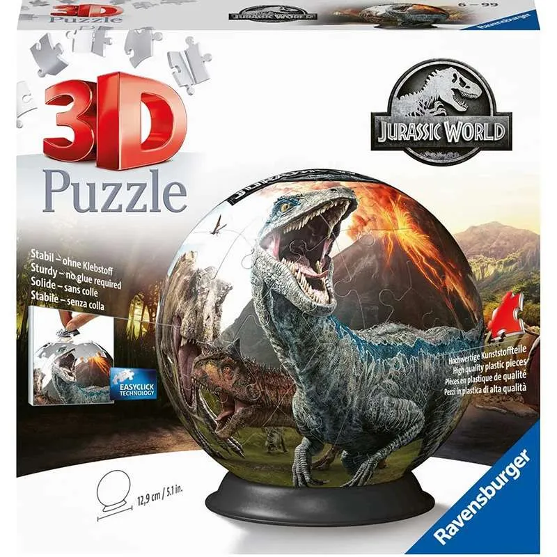 Puzzle Ravensburger 72 piezas Puzzleball Jurassic World 117574