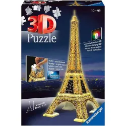 Puzzle Ravensburger Night Edition Torre Eiffel 3D 216 piezas 125791