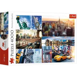 Puzzle Trefl 4000 piezas Collage de Nueva York 45006