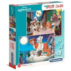 Puzzle Clementoni Disney Amigos animales 2x20 piezas 24764