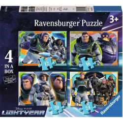 Puzzle Ravensburger Progresivo Princesas Disney 12-16-20-24 piezas 031429