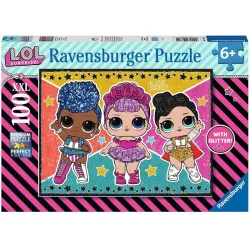 Puzzle Ravensburger LOL Estrellas y Brillantina de 100 Piezas XXL