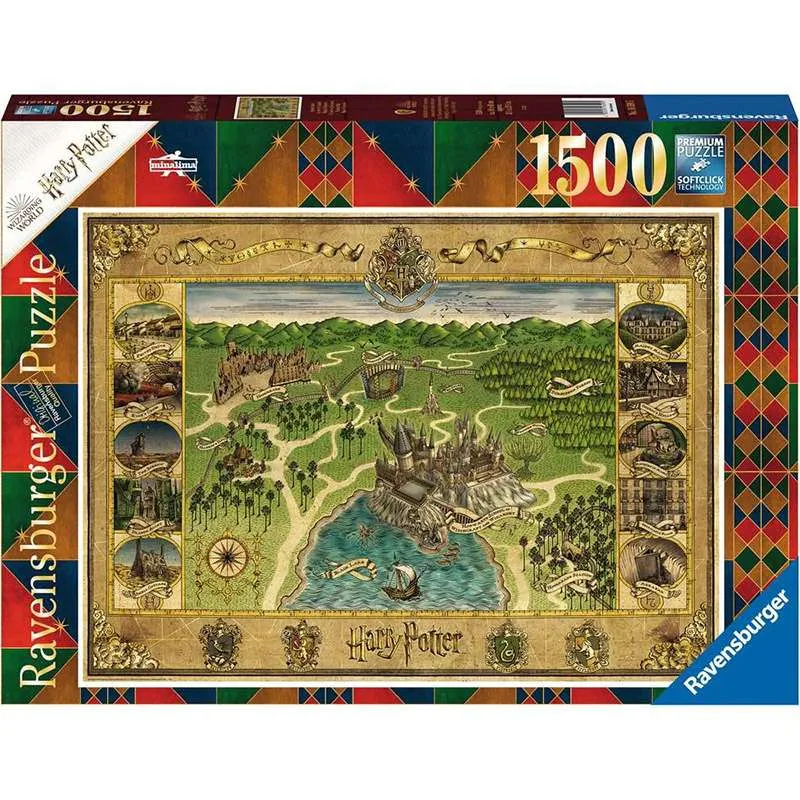 Ravensburger puzzle 1000 piezas Mapa de Hogwarts 165995