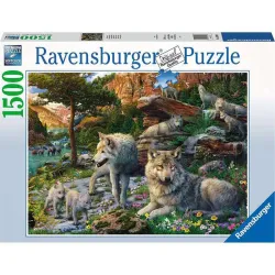 Ravensburger puzzle 1500 piezas Lobos en primavera 165988