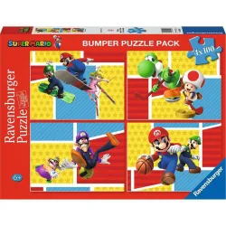 Ravensburger puzzle 4x100 piezas Super Mario Bumper Pack 051953
