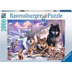 Ravensburger puzzle 2000 piezas Lobos en la nieve 160129