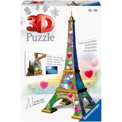 Puzzle Ravensburger Torre Eiffel Love Edition 3D 216 piezas 11183