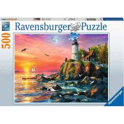 Ravensburger puzzle 500 piezas Faro al atardecer 165810