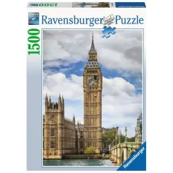 Ravensburger puzzle 1500 piezas Gracioso gato en el Big Ben 160099
