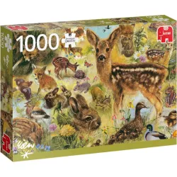 Puzzle Jumbo Fauna joven de 1000 Piezas 18819