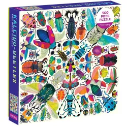 Puzzle Mudpuppy Kaleido Beetles de 500 piezas