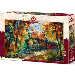 Puzzle Art Puzzle El tren de otoño de 500 piezas 5096
