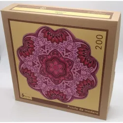 Puzzle madera SPuzzles 200 piezas redondo Jadu