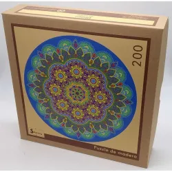 Puzzle madera SPuzzles 200 piezas redondo Dhayri