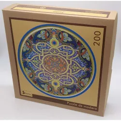 Puzzle madera SPuzzles 200 piezas redondo Asalee