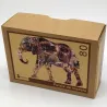 Puzzle madera SPuzzles 80 piezas Elefante