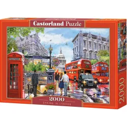 Puzzle Castorland Primavera en Londres de 2000 piezas C-200788