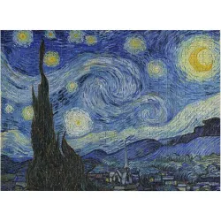 Puzzle Londji 600 piezas Micro La noche estrellada, Van Gogh
