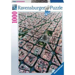 Puzzle Ravensburger Vista Aérea de Barcelona de 1000 Piezas