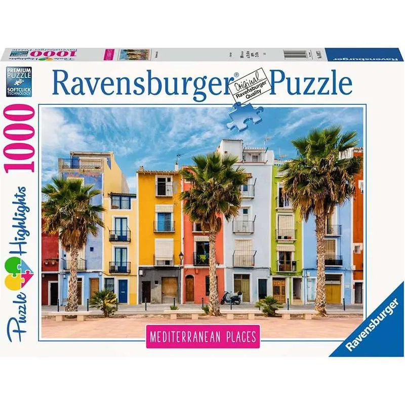 Puzzle Ravensburger España Mediterránea de 1000 Piezas
