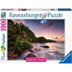 Puzzle Ravensburger Highlights Beautifull Places Isla de Praslin, Seychelles 1000 piezas 151561