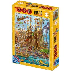 Puzzle DToys Sagrada Familia, Barcelona de 1000 piezas 79183