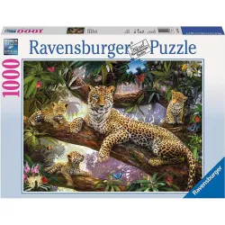 Puzzle Ravensburger Familia de leopardos 1000 piezas 191482