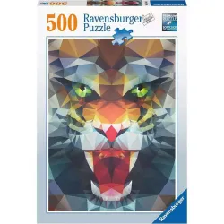 Ravensburger puzzle 500 piezas Rugido de polígonos 169849