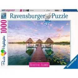 Puzzle Ravensburger Highlights Beautifull Islands Isla tropical 1000 piezas 169085