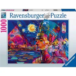 Puzzle Ravensburger Nefertiti en el Nilo de 1000 Piezas 169467