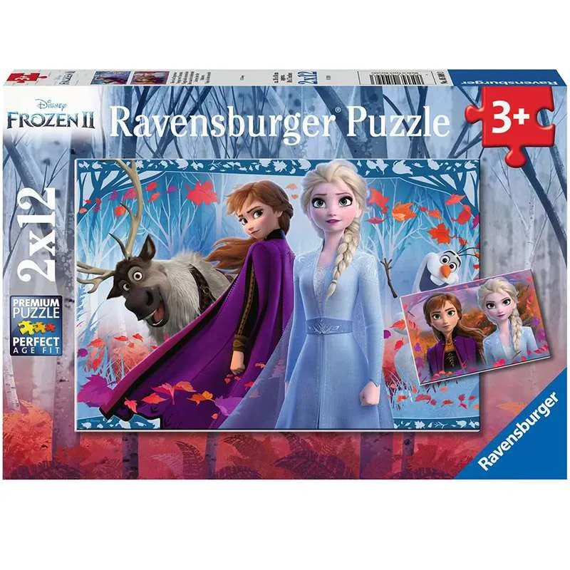 Puzzle Ravensburger Frozen II 2x12 piezas 050093