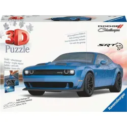 Puzzle Ravensburger Dodge Challenger Azul 3D 165 Piezas 112838