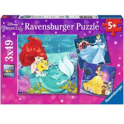 Puzzle Ravensburger Princesas Disney II 3x49 piezas 093502