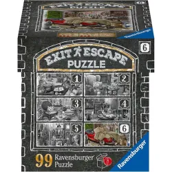 Ravensburger puzzle Exit Escape 99 piezas El garaje 168828