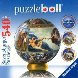 Puzzle Ravensburger 540 piezas Puzzleball La Creación de Miguel Angel 111008