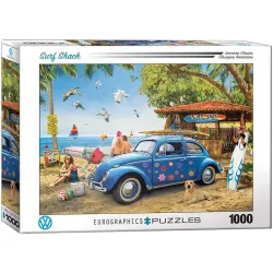 Puzzle Eurographics 1000 piezas VW Beetle Cabaña de Surf 6000-5683