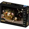 Puzzle DToys Flores en una canasta y un jarrón de 1000 piezas 75833