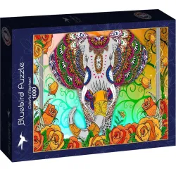 Bluebird Puzzle Elefante colorido de 1000 piezas 90333
