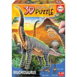 Puzzle Educa 3D Brachiosaurus de 101 Piezas 19383