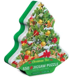 Puzzle Eurographics 550 piezas Árbol de Navidad Lata 8551-5663