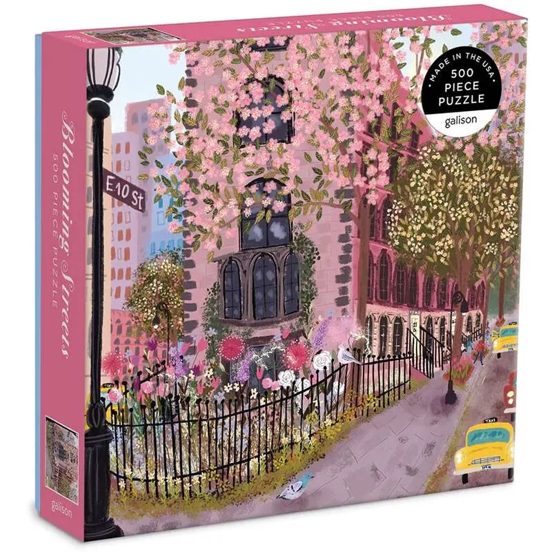 Puzzle Galison Blooming Streets de 500 piezas