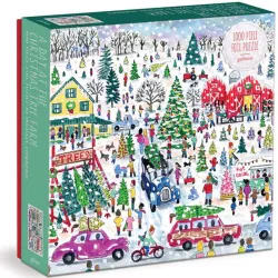 Puzzle Galison Michael Storrings Christmas Tree Farm de 1000 piezas