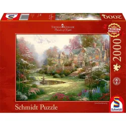 Puzzle Schmidt Los jardines de la gran mansión de 2000 piezas 57453