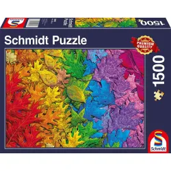 Puzzle Schmidt Hojas coloridas de 1500 piezas 58993
