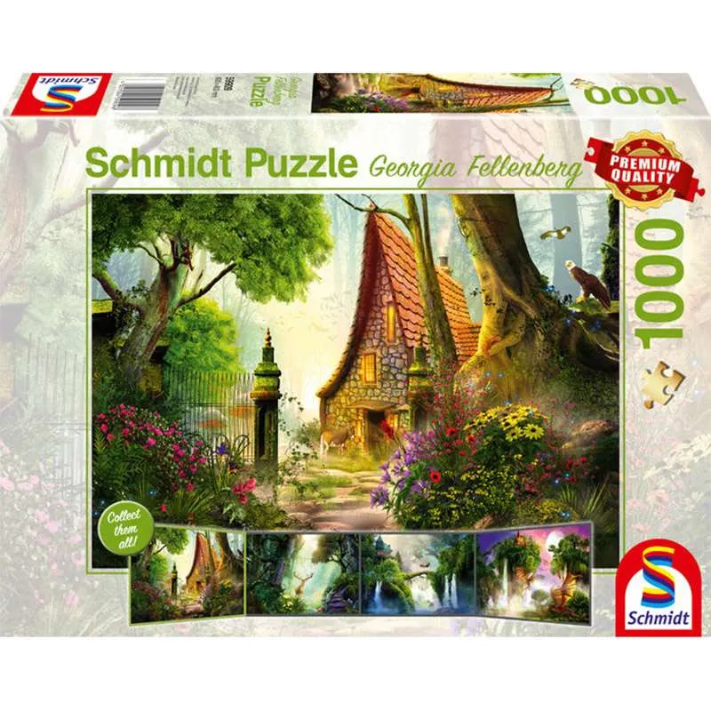 Puzzle Schmidt Casa en el claro de 1000 piezas 59909
